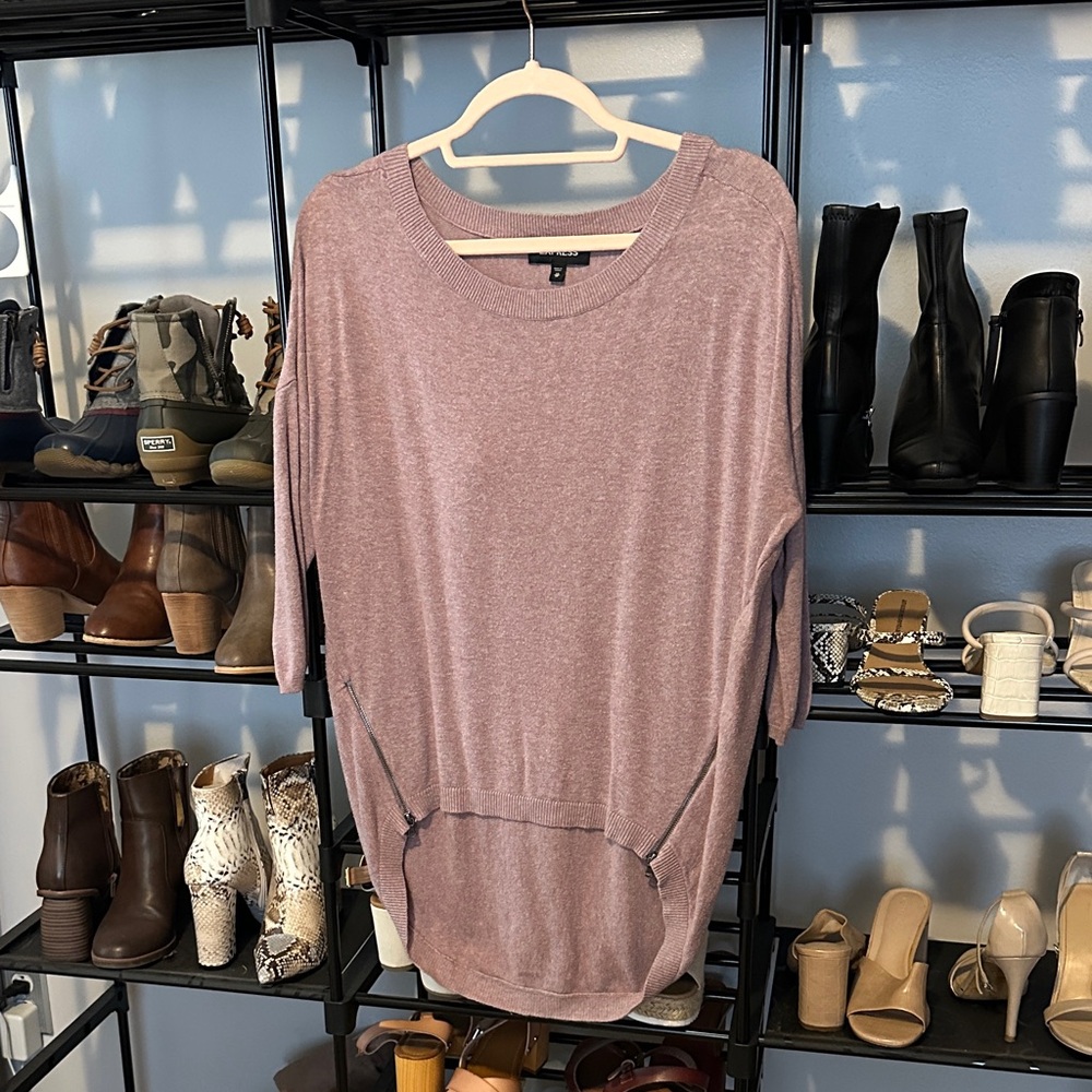Express Mauve Crew Neck Sweater